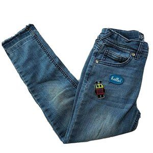 Cat & Jack Girls Jeans Blue 6 Light Wash Skinny